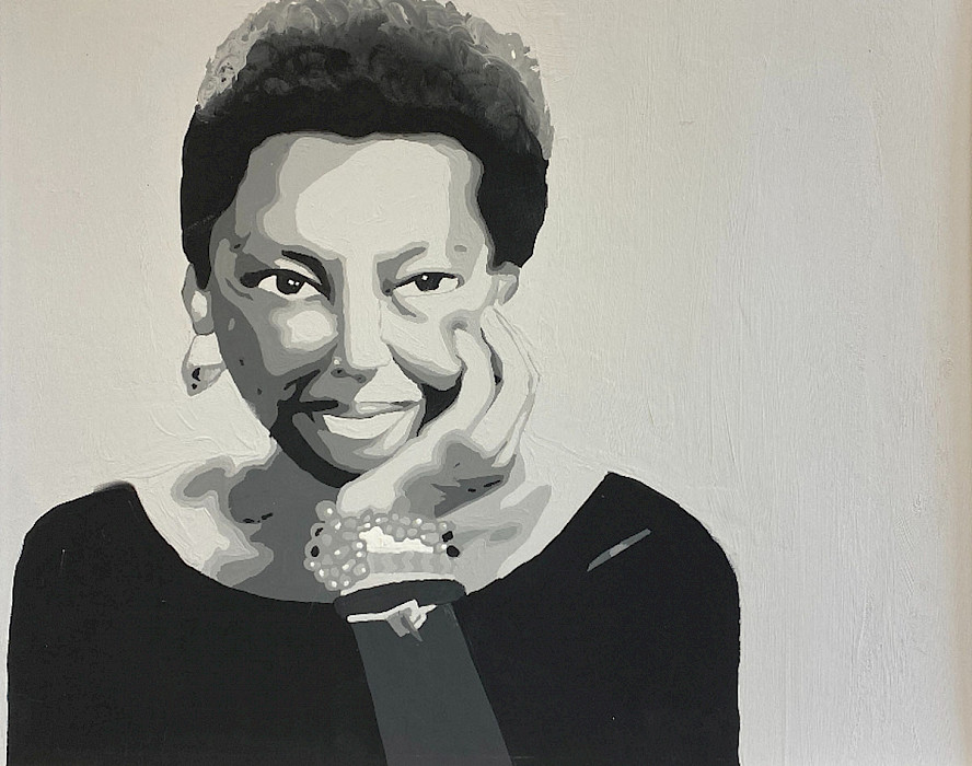 Kimberly B., Rison, Carrie Mae Weems, tempera, 13 x 10.5 in.