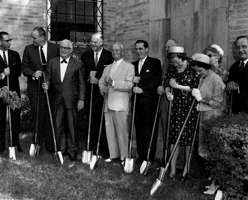 1961 Groundbreaking: The groundbreaking ceremony for the Arkansas Arts Center building project was held on August 20, 1961.