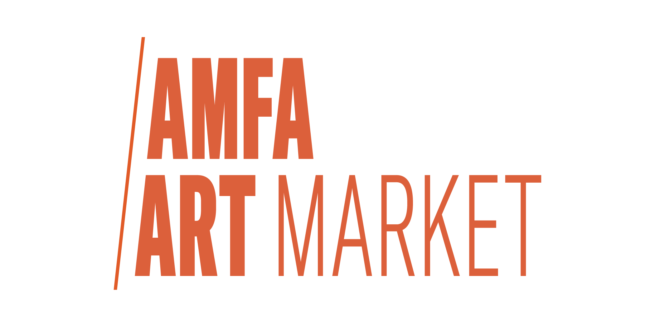 Orange AMFA Art Market logo on a white background.