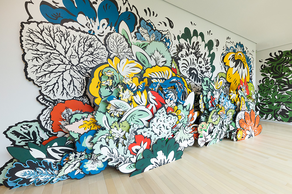 Photo of an art installation by Natasha Bowdoin.