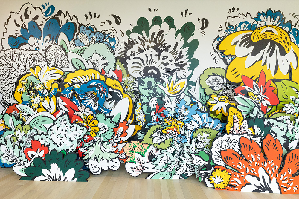 Photo of an art installation by Natasha Bowdoin.