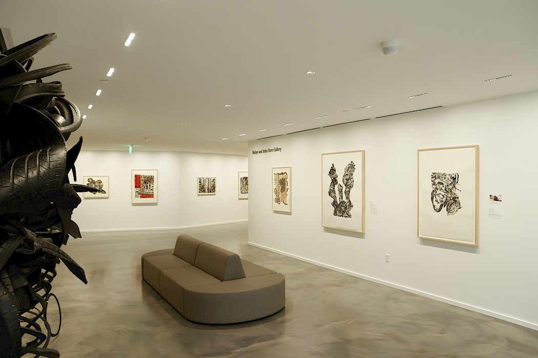 Photo of an art gallery at the Arkansas Museum of Fine Arts.