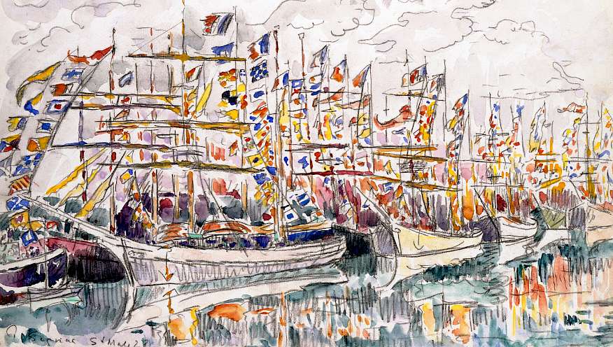 Saint-Malo, les pavois (Saint-Malo, The Flags)