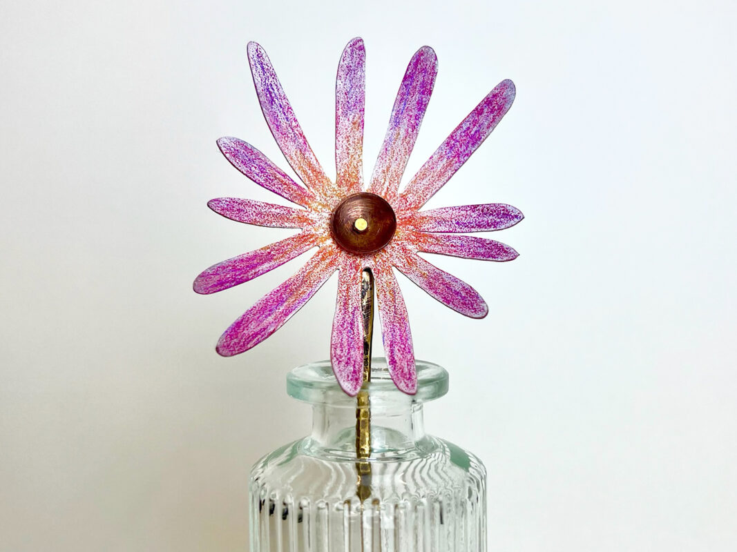 Color on Metal: Metal Flowers Workshop