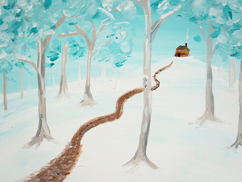 Winter Wonderland Paint Along Workshop