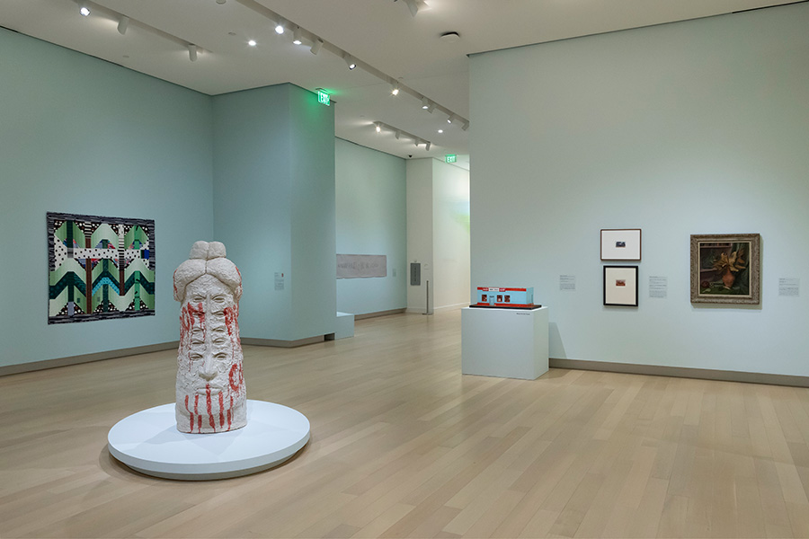 Photo of an art gallery at the Arkansas Museum of Fine Arts.