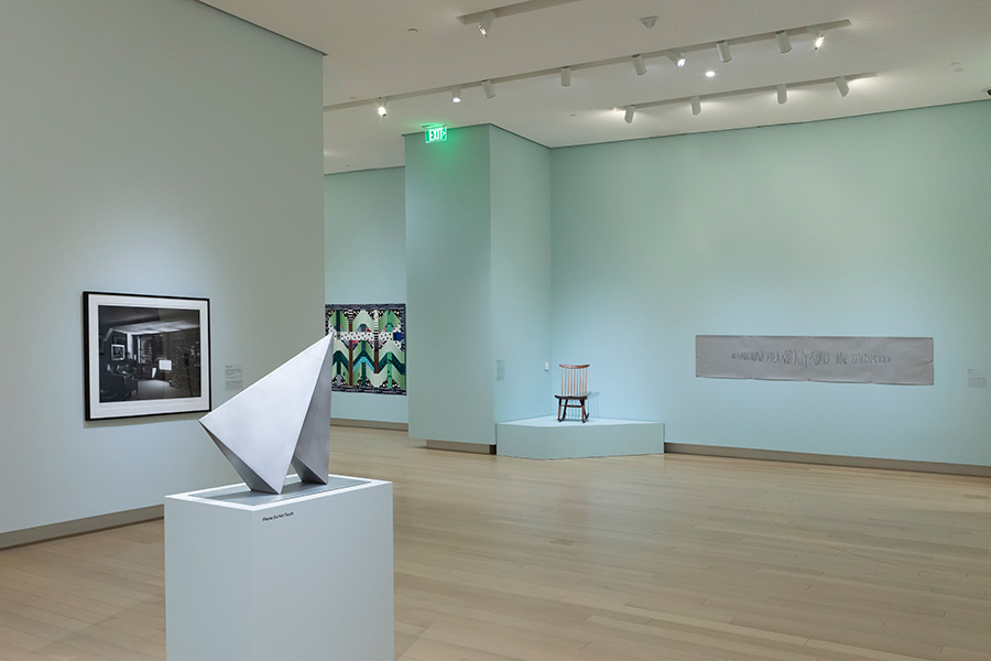 Photo of an art gallery at the Arkansas Museum of Fine Arts.