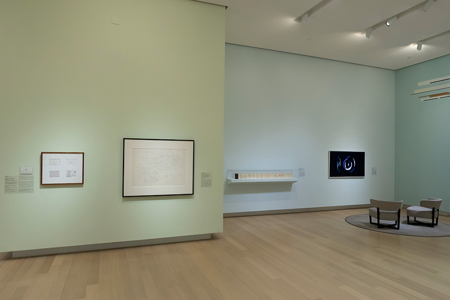 Photo of an art gallery at the Arkansas Museum of Fine Arts.