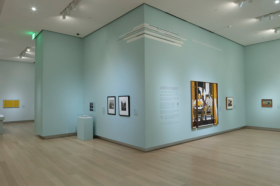 Photo of an art gallery at the Arkansas Museum of Fine Arts.