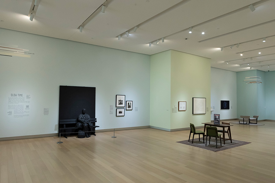 Photo of an art gallery at the Arkansas Museum of Fine Arts.