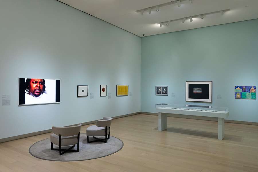 Photo of an art gallery at the Arkansas Museum of Fine Arts.