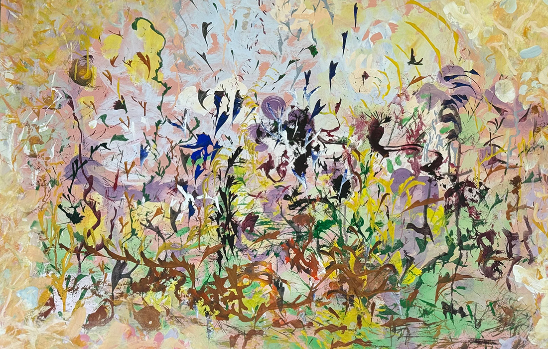 Photo of an abstract painting.