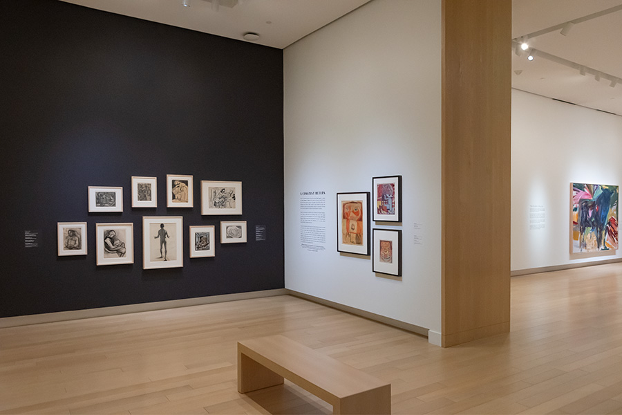 Photo of an art gallery at the Arkansas Museum of Fine Arts.