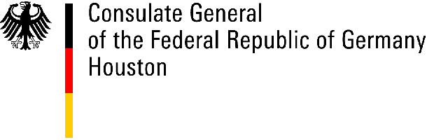 Logo for the Consulate General of the Federal Republic of Germany Houston